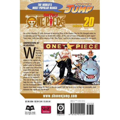 Τόμος Manga One Piece Vol. 20 (New Printing)