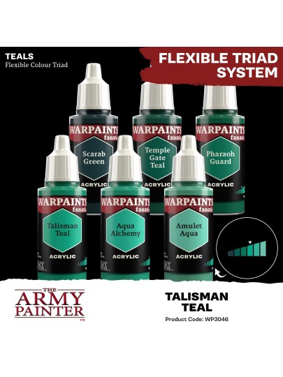 The Army Painter - Warpaints Fanatic: Talisman Teal Χρώμα Μοντελισμού (18ml)