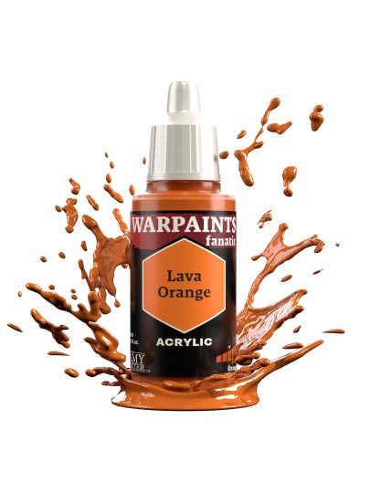 The Army Painter - Warpaints Fanatic: Lava Orange Χρώμα Μοντελισμού (18ml)