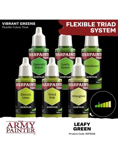 The Army Painter - Warpaints Fanatic: Leafy Green Χρώμα Μοντελισμού (18ml)