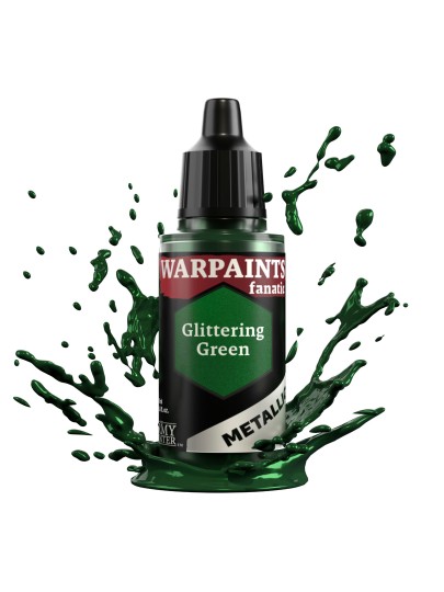 The Army Painter - Warpaints Fanatic Metallic: Glittering Green Χρώμα Μοντελισμού (18ml)