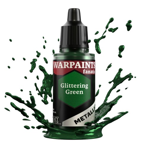 The Army Painter - Warpaints Fanatic Metallic: Glittering Green Χρώμα Μοντελισμού (18ml)