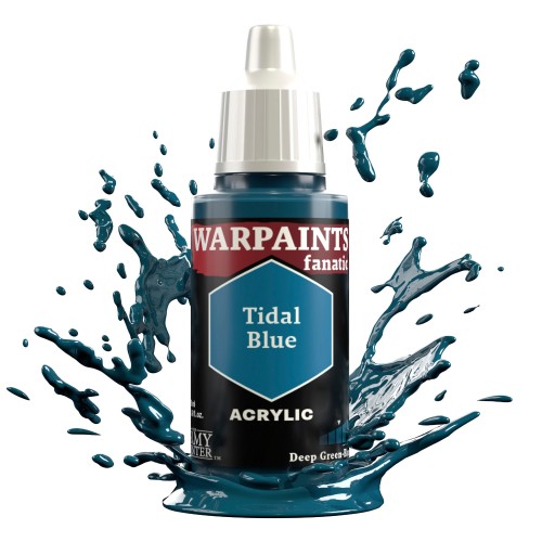 The Army Painter - Warpaints Fanatic: Tidal Blue Χρώμα Μοντελισμού (18ml)