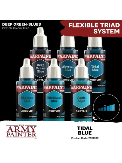 The Army Painter - Warpaints Fanatic: Tidal Blue Χρώμα Μοντελισμού (18ml)