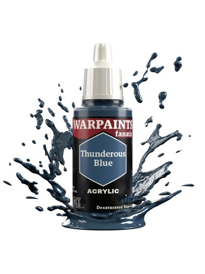 The Army Painter - Warpaints Fanatic: Thunderous Blue Χρώμα Μοντελισμού (18ml)