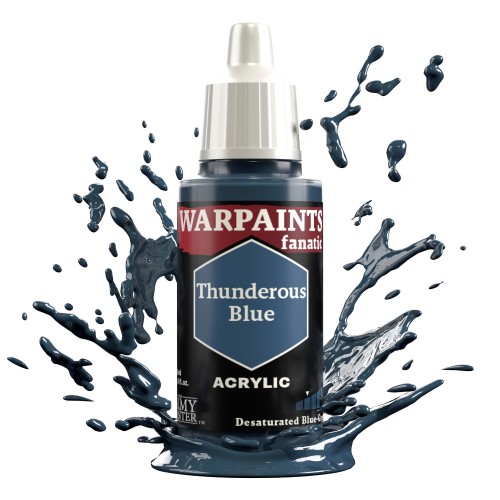 The Army Painter - Warpaints Fanatic: Thunderous Blue Χρώμα Μοντελισμού (18ml)