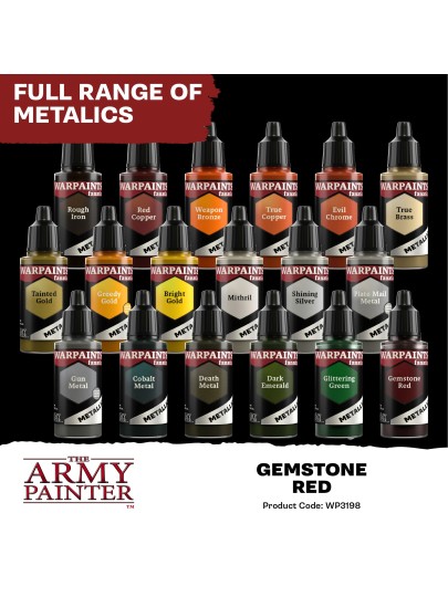 The Army Painter - Warpaints Fanatic Metallic: Gemstone Red Χρώμα Μοντελισμού (18ml)