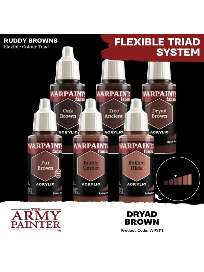 The Army Painter - Warpaints Fanatic: Dryad Brown Χρώμα Μοντελισμού (18ml)