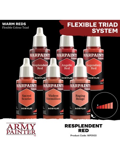 The Army Painter - Warpaints Fanatic: Resplendent Red Χρώμα Μοντελισμού (18ml)