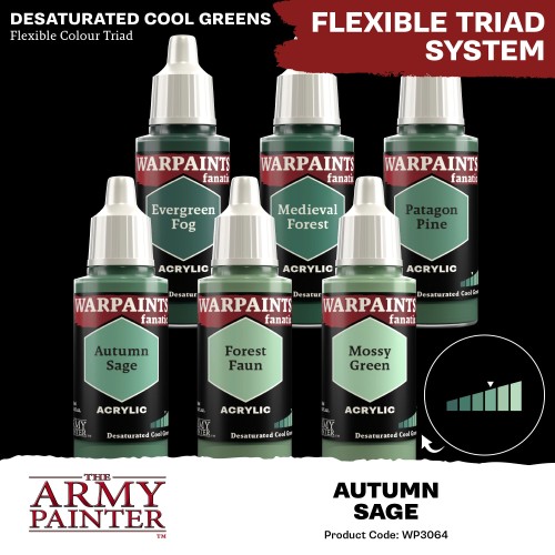 The Army Painter - Warpaints Fanatic: Autumn Sage Χρώμα Μοντελισμού (18ml)