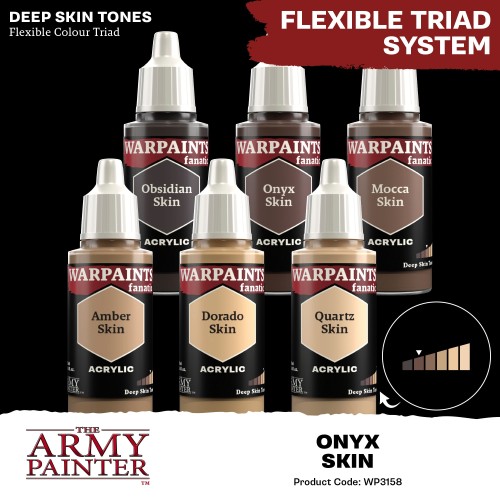 The Army Painter - Warpaints Fanatic: Onyx Skin Χρώμα Μοντελισμού (18ml)