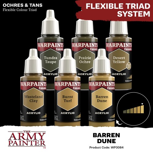 The Army Painter - Warpaints Fanatic: Barren Dune Χρώμα Μοντελισμού (18ml)