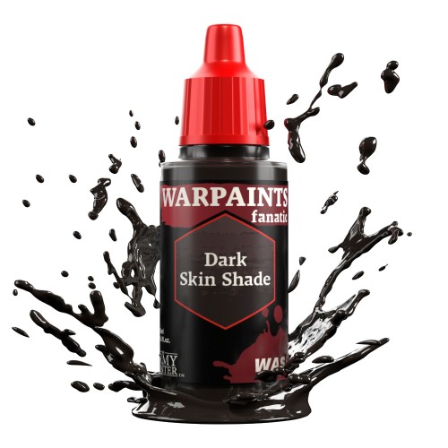 The Army Painter - Warpaints Fanatic Wash: Dark Skin Shade Χρώμα Μοντελισμού (18ml)