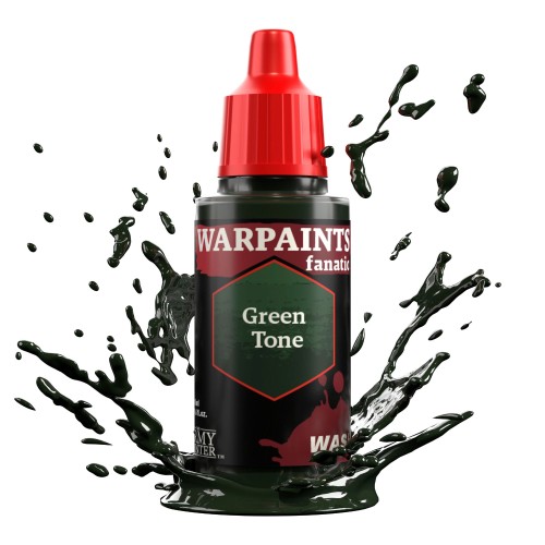 The Army Painter - Warpaints Fanatic Wash: Green Tone Χρώμα Μοντελισμού (18ml)