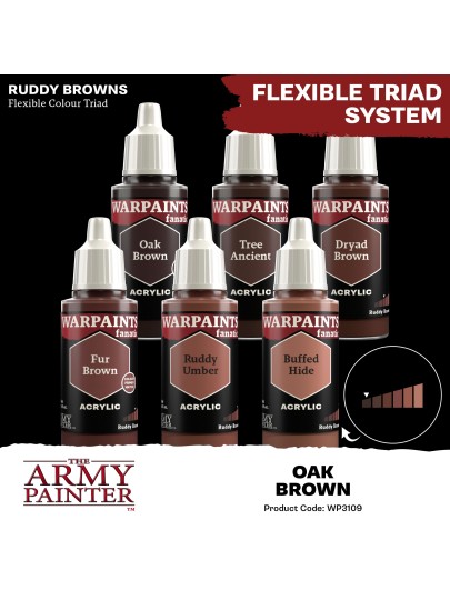 The Army Painter - Warpaints Fanatic: Oak Brown Χρώμα Μοντελισμού (18ml)