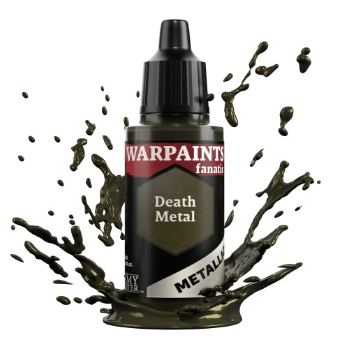 The Army Painter - Warpaints Fanatic Metallic: Death Metal Χρώμα Μοντελισμού (18ml)