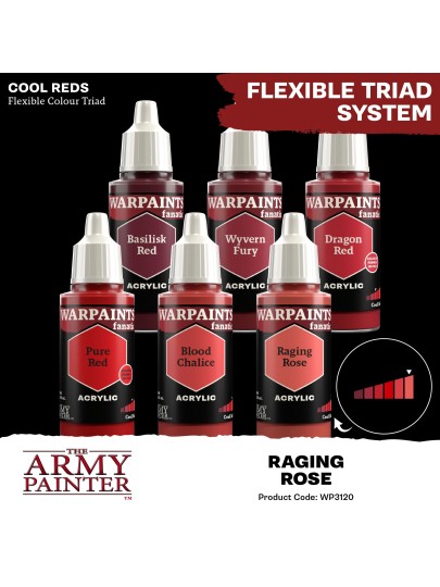 The Army Painter - Warpaints Fanatic: Raging Rose Χρώμα Μοντελισμού (18ml)