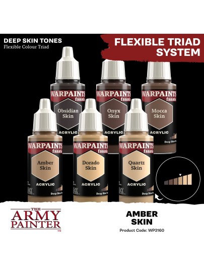 The Army Painter - Warpaints Fanatic: Amber Skin Χρώμα Μοντελισμού (18ml)