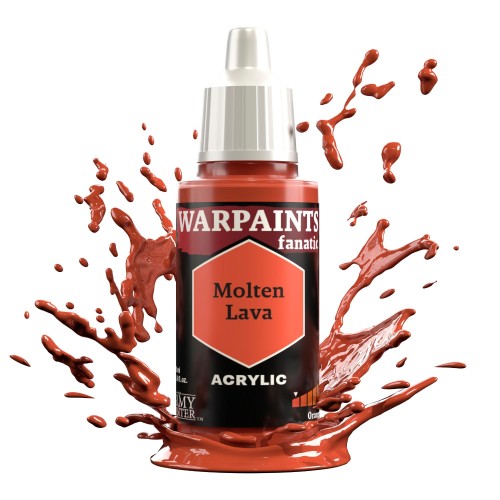 The Army Painter - Warpaints Fanatic: Molten Lava Χρώμα Μοντελισμού (18ml)