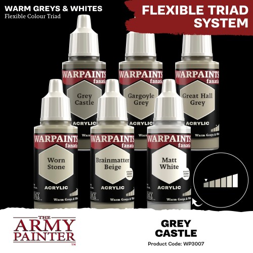 The Army Painter - Warpaints Fanatic: Grey Castle Χρώμα Μοντελισμού (18ml)