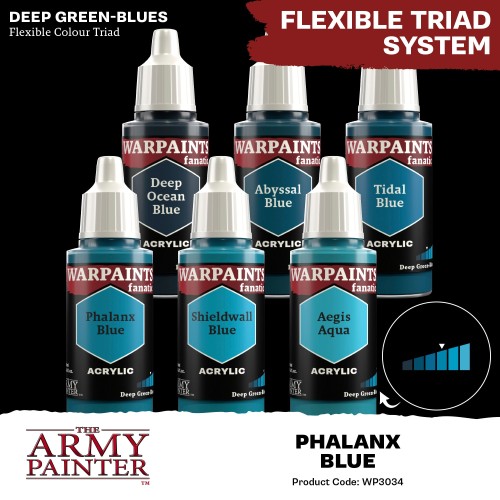 The Army Painter - Warpaints Fanatic: Phalanx Blue Χρώμα Μοντελισμού (18ml)
