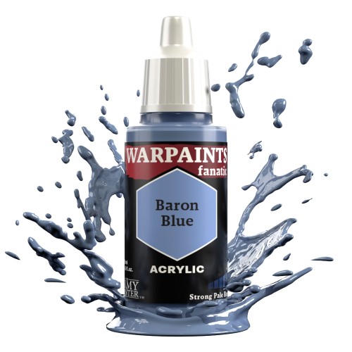The Army Painter - Warpaints Fanatic: Baron Blue Χρώμα Μοντελισμού (18ml)