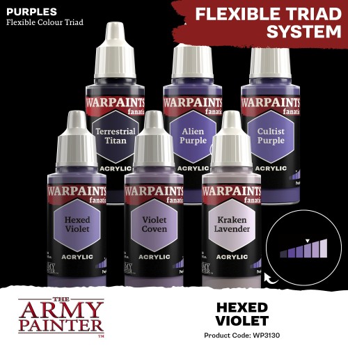The Army Painter - Warpaints Fanatic: Hexed Violet Χρώμα Μοντελισμού (18ml)