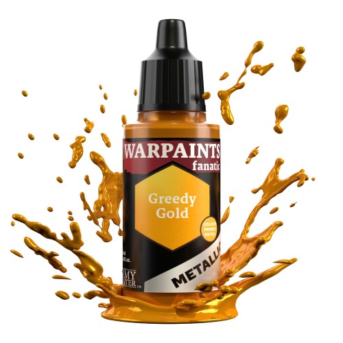 The Army Painter - Warpaints Fanatic Metallic: Greedy Gold Χρώμα Μοντελισμού (18ml)
