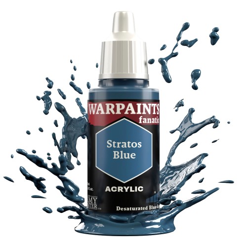 The Army Painter - Warpaints Fanatic: Stratos Blue Χρώμα Μοντελισμού (18ml)