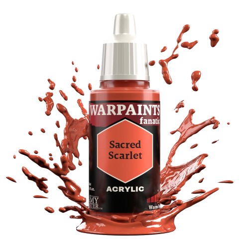 The Army Painter - Warpaints Fanatic: Sacred Scarlet Χρώμα Μοντελισμού (18ml)