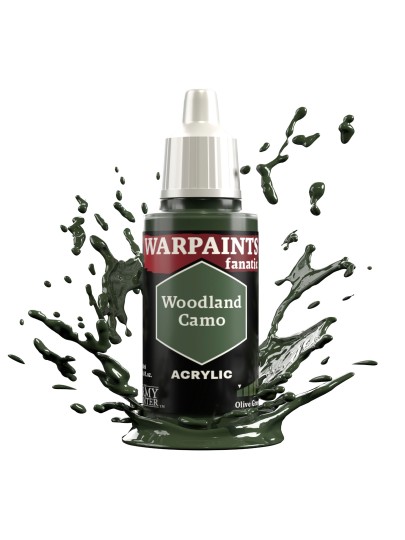 The Army Painter - Warpaints Fanatic: Woodland Camo Χρώμα Μοντελισμού (18ml)