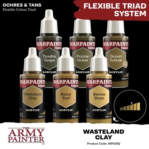 The Army Painter - Warpaints Fanatic: Wasteland Clay Χρώμα Μοντελισμού (18ml)