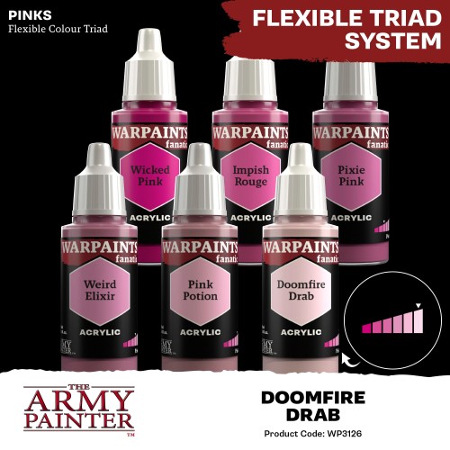 The Army Painter - Warpaints Fanatic: Doomfire Drab Χρώμα Μοντελισμού (18ml)