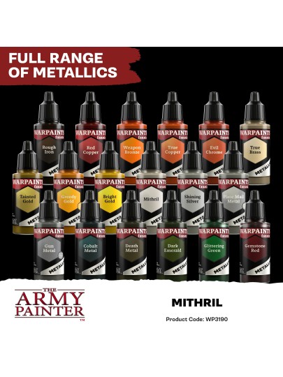 The Army Painter - Warpaints Fanatic Metallic: Mithril Χρώμα Μοντελισμού (18ml)