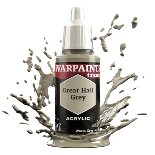 The Army Painter - Warpaints Fanatic: Great Hall Grey Χρώμα Μοντελισμού (18ml)