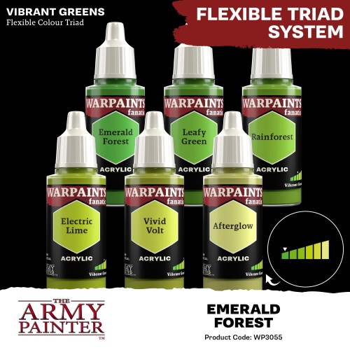 The Army Painter - Warpaints Fanatic: Emerald Forest Χρώμα Μοντελισμού (18ml)