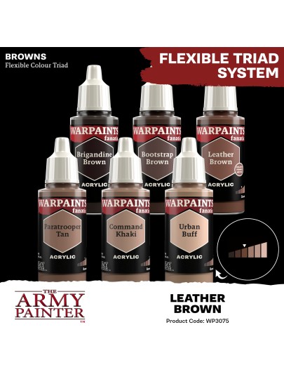 The Army Painter - Warpaints Fanatic: Leather Brown Χρώμα Μοντελισμού (18ml)