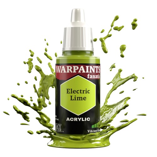The Army Painter - Warpaints Fanatic: Electric Lime Χρώμα Μοντελισμού (18ml)