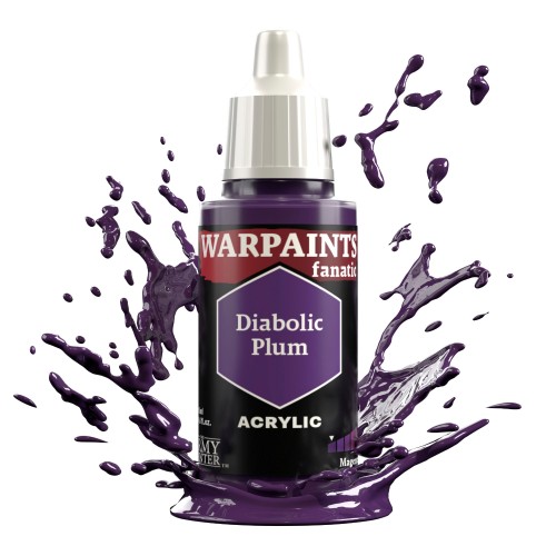 The Army Painter - Warpaints Fanatic: Diabolic Plum Χρώμα Μοντελισμού (18ml)