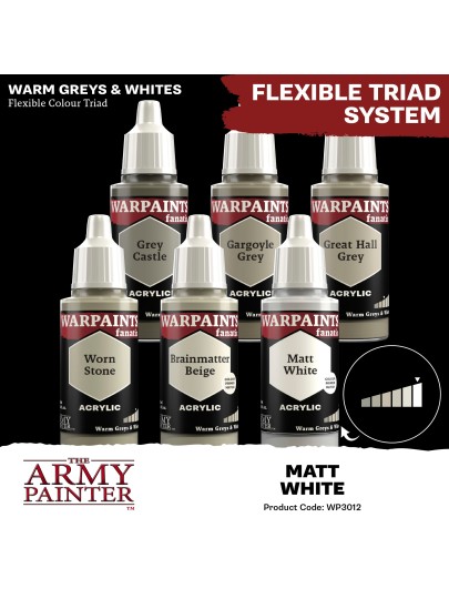 The Army Painter - Warpaints Fanatic: Matt White Χρώμα Μοντελισμού (18ml)