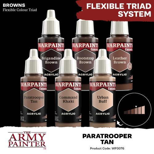 The Army Painter - Warpaints Fanatic: Paratrooper Tan Χρώμα Μοντελισμού (18ml)