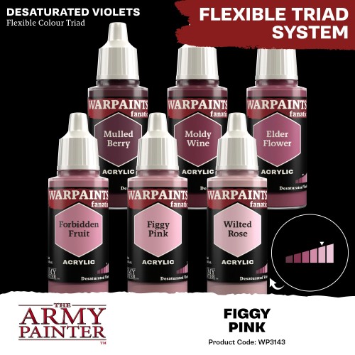 The Army Painter - Warpaints Fanatic: Figgy Pink Χρώμα Μοντελισμού (18ml)