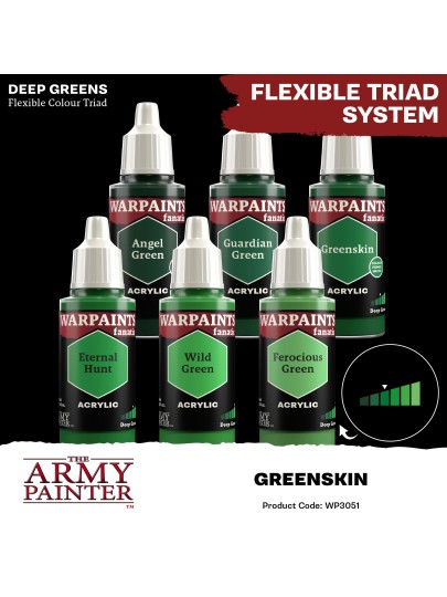 The Army Painter - Warpaints Fanatic: Greenskin Χρώμα Μοντελισμού (18ml)