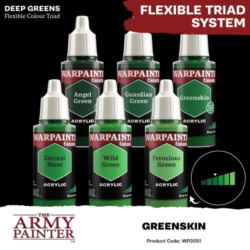 The Army Painter - Warpaints Fanatic: Greenskin Χρώμα Μοντελισμού (18ml)