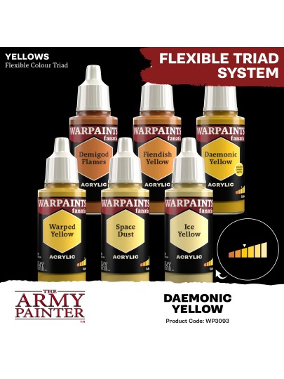 The Army Painter - Warpaints Fanatic: Daemonic Yellow Χρώμα Μοντελισμού (18ml)