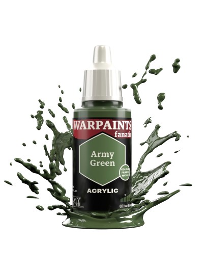 The Army Painter - Warpaints Fanatic: Army Green Χρώμα Μοντελισμού (18ml)