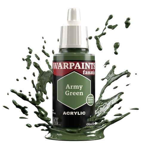 The Army Painter - Warpaints Fanatic: Army Green Χρώμα Μοντελισμού (18ml)