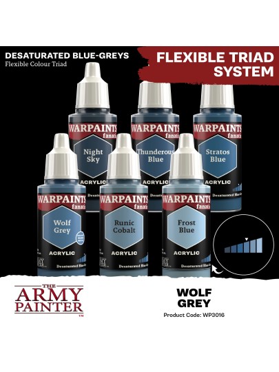 The Army Painter - Warpaints Fanatic: Wolf Grey Χρώμα Μοντελισμού (18ml)