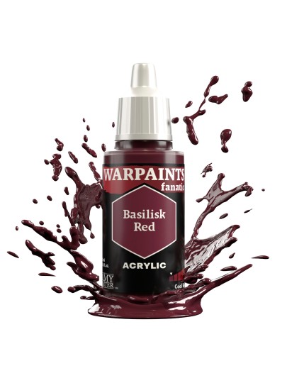 The Army Painter - Warpaints Fanatic: Basilisk Red Χρώμα Μοντελισμού (18ml)