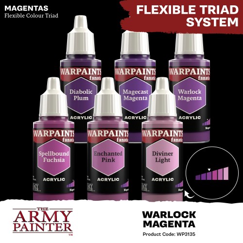 The Army Painter - Warpaints Fanatic: Warlock Magenta Χρώμα Μοντελισμού (18ml)